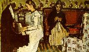 Paul Cezanne Girl at the Piano oil painting reproduction